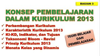 KONSEP PEMBELAJARAN DALAM KURIKULUM 2013 ~ Materi Teori Belajar dan Pembelajaran screenshot 3