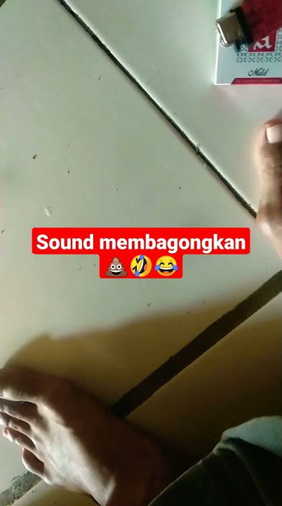SOUND MEMBAGONGKAN 💩💩 #fyp #fart #foryou
