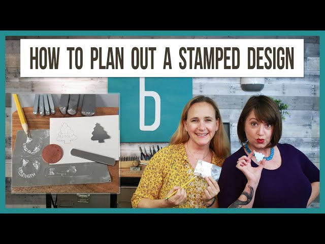 Vikalpah: How to use metal alphabet stamps to create designs & textures