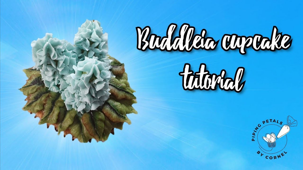 Buddleia cupcake flower tutorial