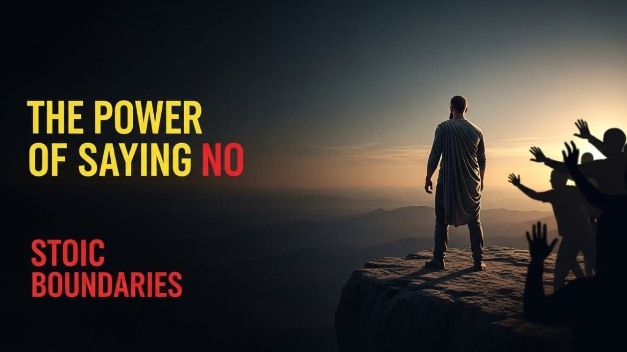 The Power of Saying No | Stoic Boundaries for Mental Strength - YouTube