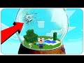 NOOB SURVIVAL UNDER THE GLASS in THE DOME! HOW TO SURVIVE in MINECRAFT!?