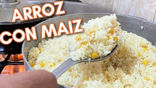 Dominican rice with corn | how to make white rice with corn Dominican rice with corn | how to make white rice with corn