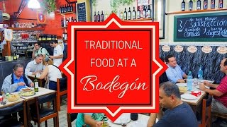 Eating Traditional Argentinian Food at a Bodegón in Buenos Aires, Argentina