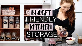 Sharing my best kitchen organization ideas & hacks with you in today