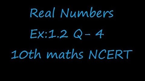 Ex:1.2 Q-4  Given that HCF (306, 657) = 9, find LCM (306, 657)