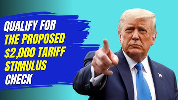 Komt u in aanmerking voor de voorgestelde stimuleringscheque van $ 2.000?