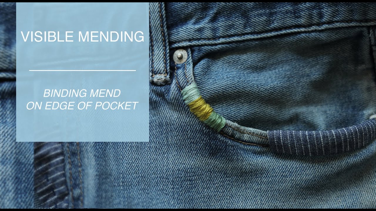 How to fix small holes in clothes with visible mending — Sum of their  Stories Craft Blog