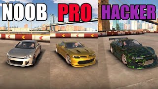 NOOB vs PRO vs HACKER - DRIFT MAX WORLD screenshot 3