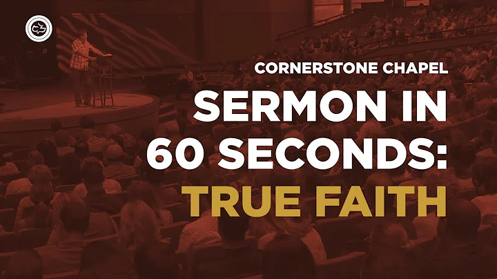 SERMON IN 60 SECONDS: TRUE FAITH  |  DANIEL  |  GARY HAMRICK