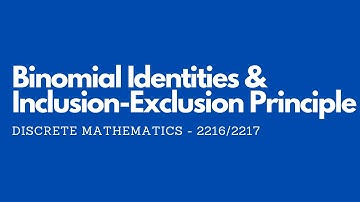 Lecture-6-Binomial Coefficients+Inclusion Exclusion Principle
