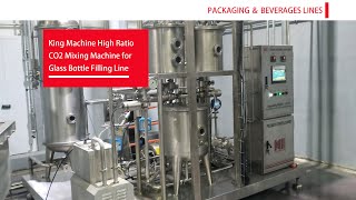 High Ratio CO2 Mixing Machine for Glass Bottle Filling Line #KingMachine