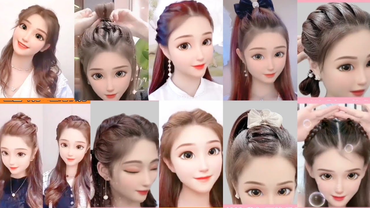 Quick And Easy Korean Style For Girls🔮 Beautiful Braid Hairstyles Tutorials Youtube
