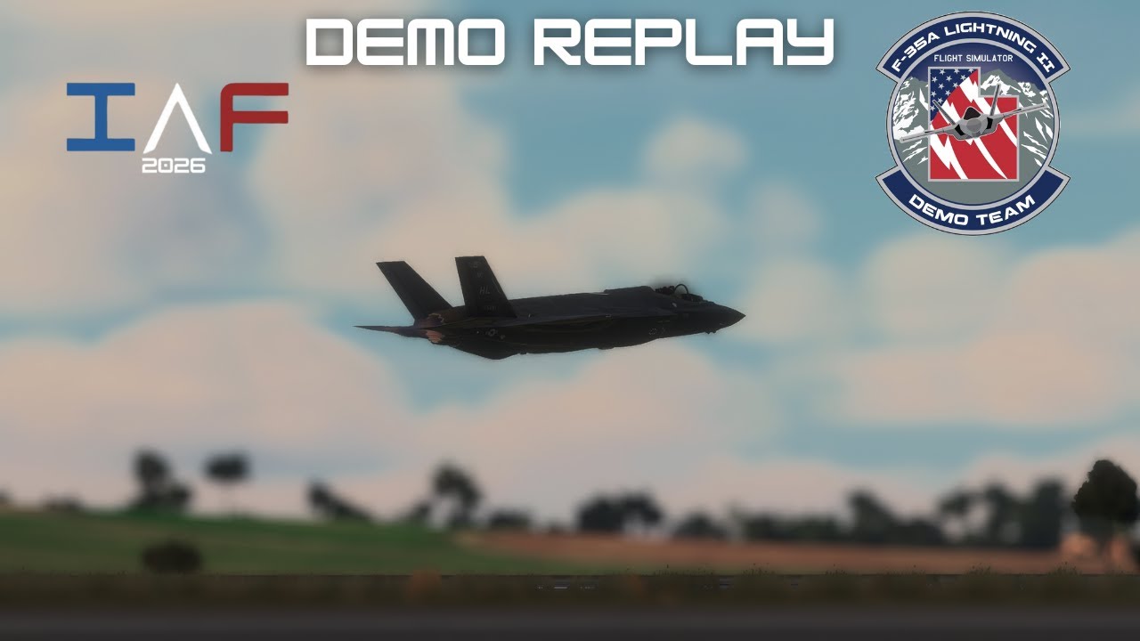 VIRTUAL BEJA AIRSHOW 2026 | IAF | Flight Simulator F35A Demo Team - YouTube