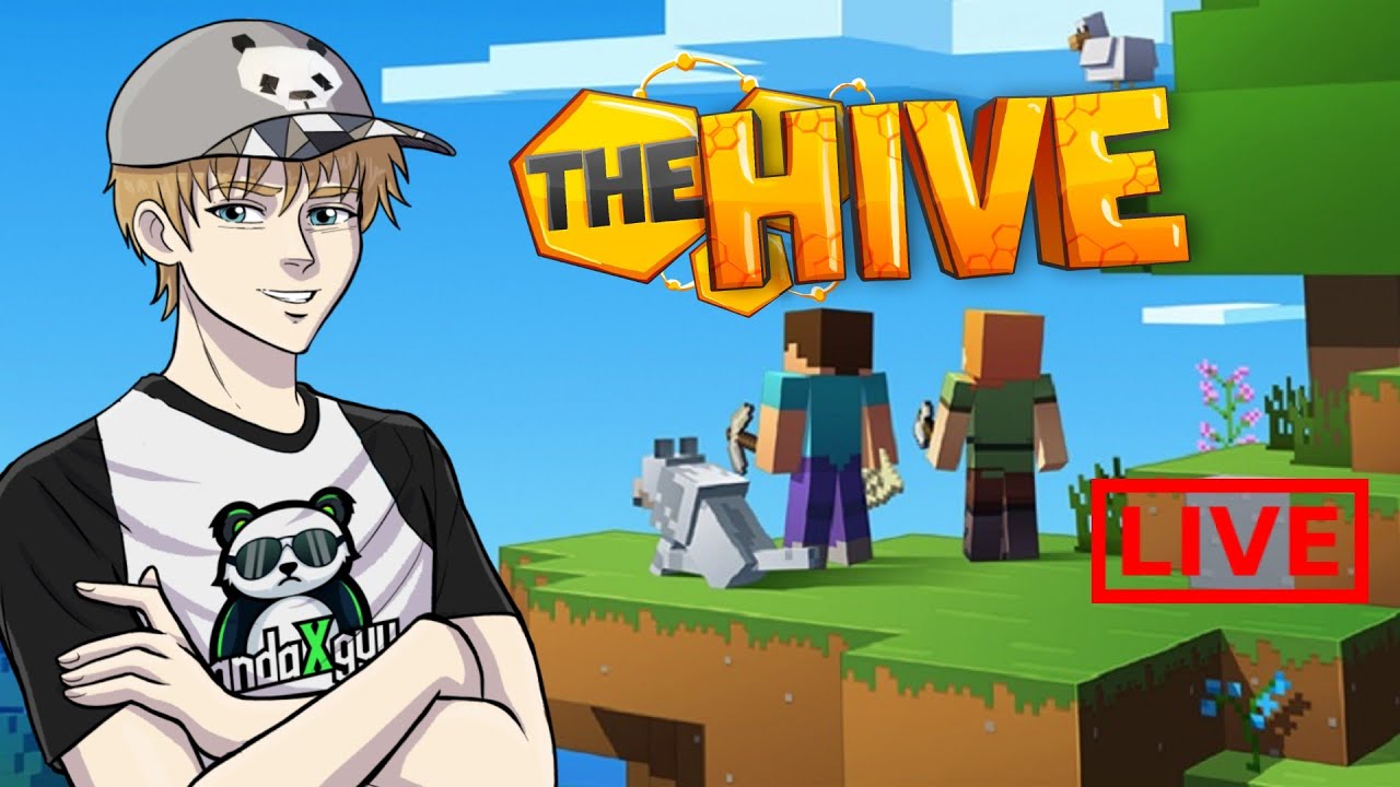🔴LIVE - The Hive - Playing Minecraft on the Hive Server! - YouTube