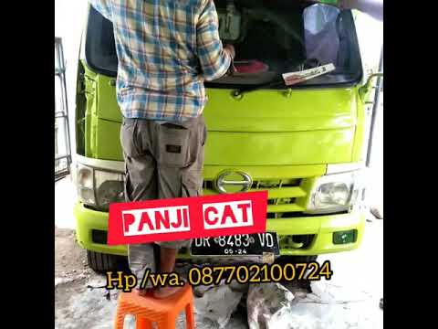 Pengecatan kepala dam  truk  Hino YouTube