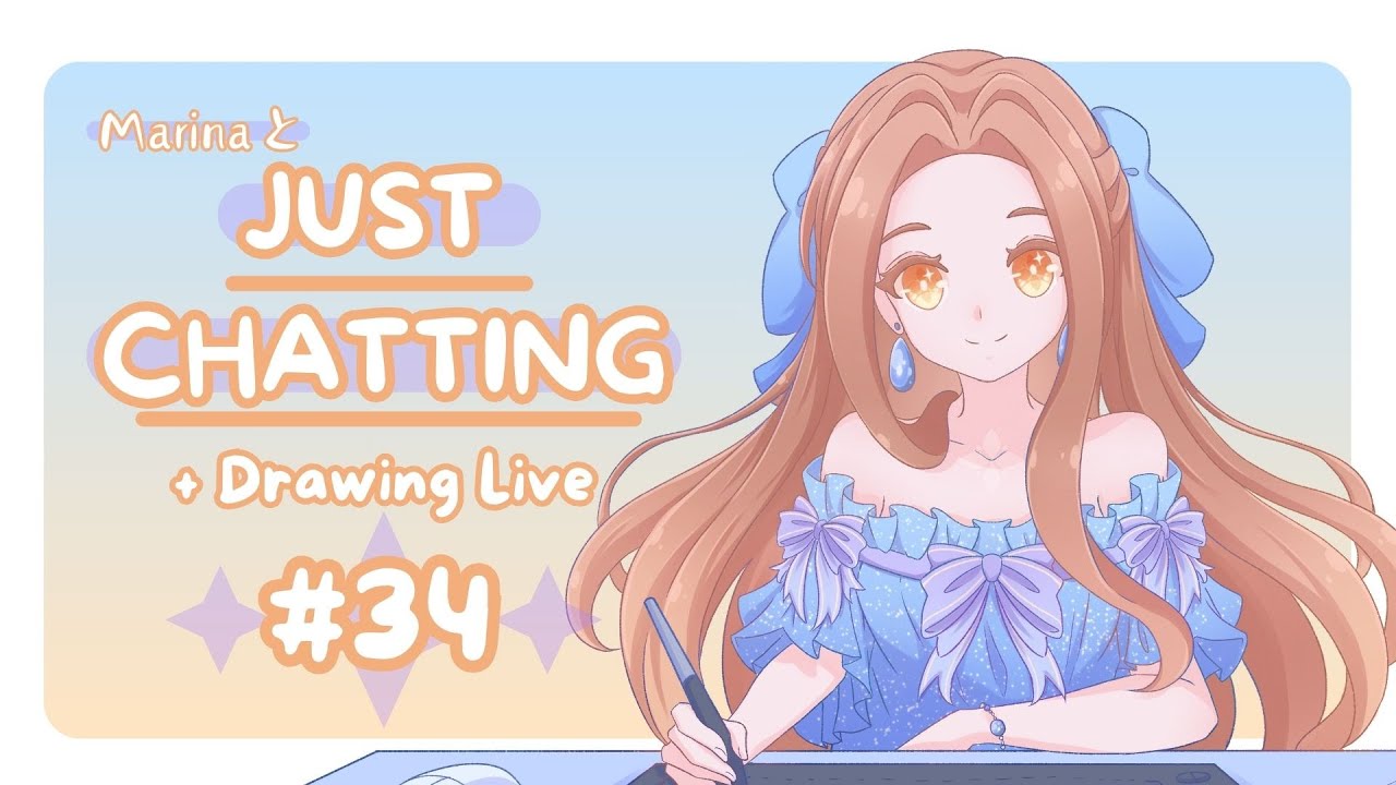 【Drawing Live】Dibujemos juntos owo Trabajando en futuros proyectos #38【如月Marina】