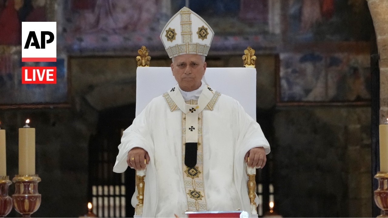 LIVE: Pope Leo XIV holds Mass in Assisi
