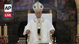 LIVE: Pope Leo XIV holds Mass in Assisi