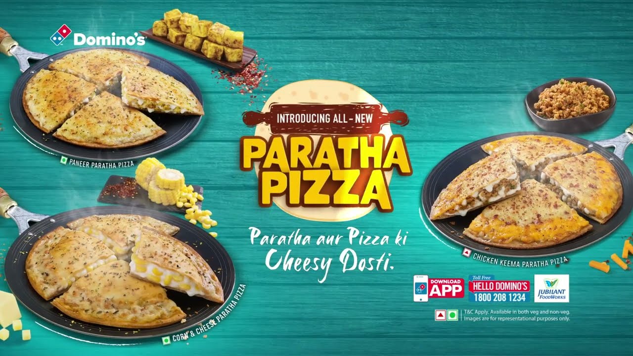 Domino’s New Paratha Pizza Range | English