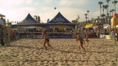 Chrissie Zartman and Angela Knopf - Beach Volleyba...