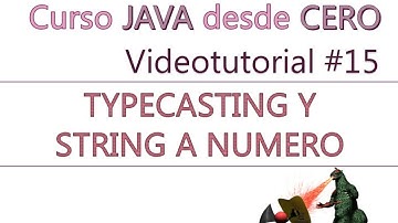 Java desde Cero 15 - Typecasting y conversion de String a numero