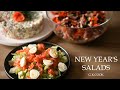 Новогодние салаты | Новогодний стол 2021 | Новогоднее меню | New year`s salads | ASMR