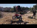 TIMMY CRASHES DOING PIT BIKE (BACKFLIP)!