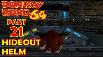 Donkey Kong 64 HD 101% Walkthrough Pt 21 Hideout Helm