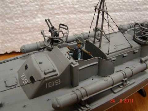 PT-109 Model Early (1942) Complete Built Assembled Painted 