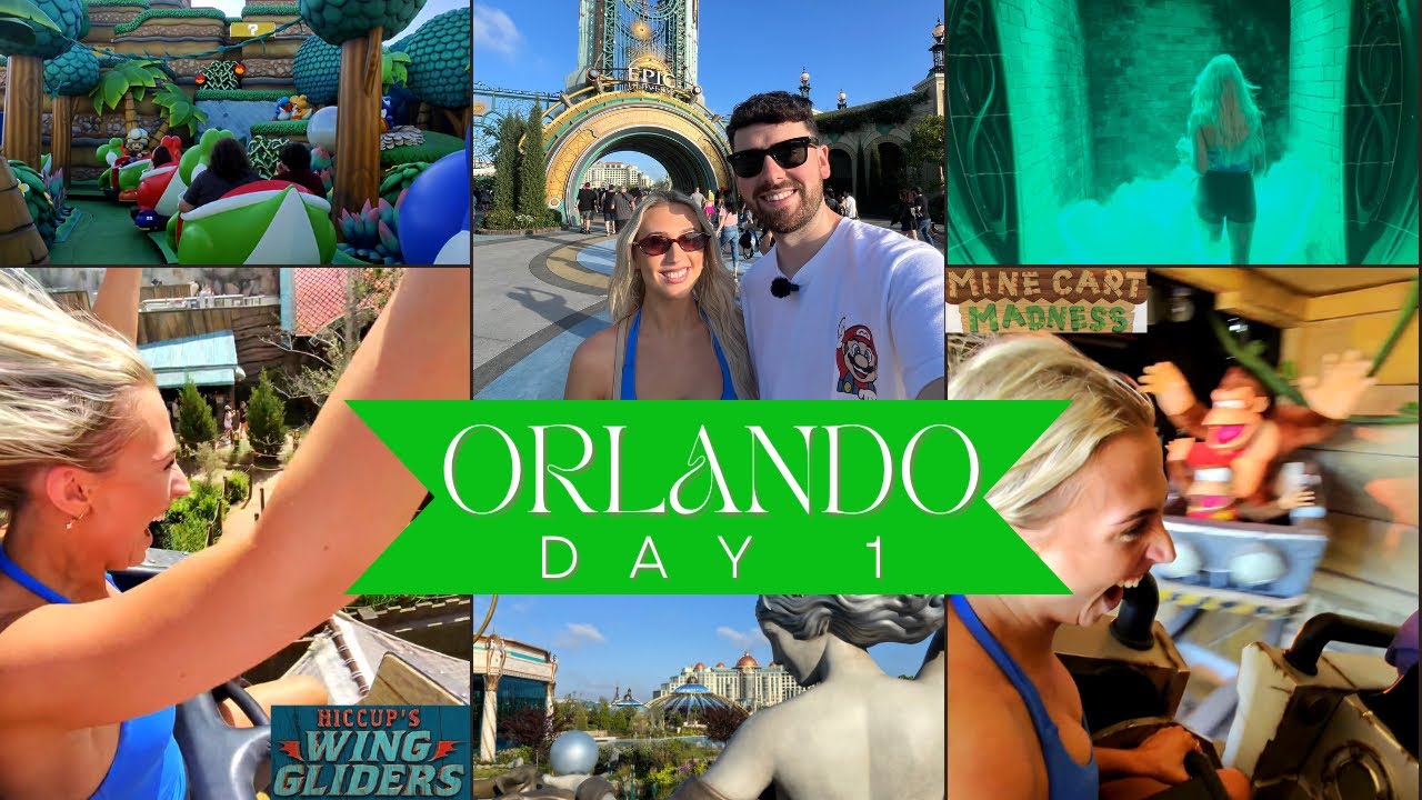 EPIC UNIVERSE VLOG | Minecart Madness, Hiccup’s Wing Gliders & more | Orlando Day 1 