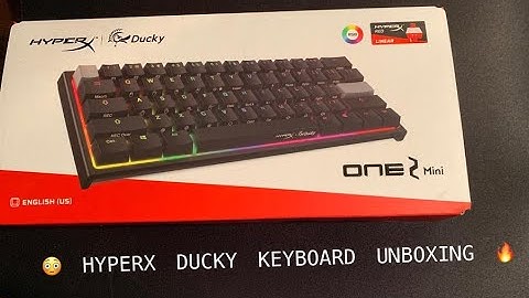Unboxing the HyperX Ducky One 2 Mini Keyboard
