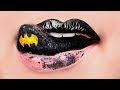 10 DIY Weird Makeup Ideas / Marvel Makeup vs DC Makeup Challenge!