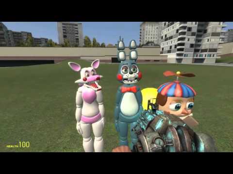 FIVE NIGHTS AT FREDDY'S NEW TOY MODEL ANIMATRONICS REVIEW GMOD