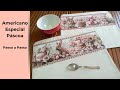 Americano de Páscoa 🌸usando Barrado 🌹Decoração mesa posta 💜