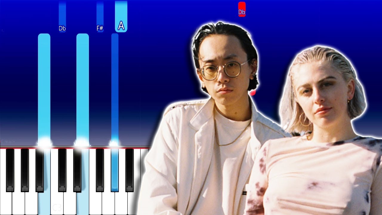 Cafuné - Tek It "I watch the moon let it run my mood (Piano Tutorial