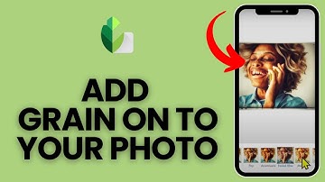 How to Add Grain on to Your Photo on Snapseed? 2024