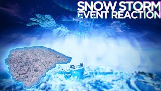 Live Fortnite Snow Storm Event Reaction New Snow Map