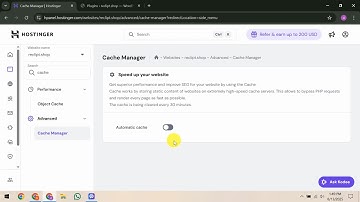 How To Enable Browser Caching in Hostinger