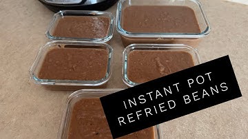 Instant Pot Refried Beans - Easy and Delicious