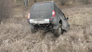 Nissan Xterra покатушки по склонам.