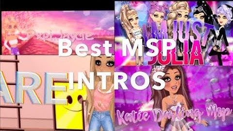 Best MSP Intros