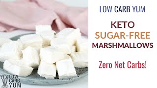 Keto Sugar Free Marshmallows