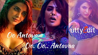 Oo Antaava Oo. Oo.. Antaava Samantha❤️ Status HD Video #viral