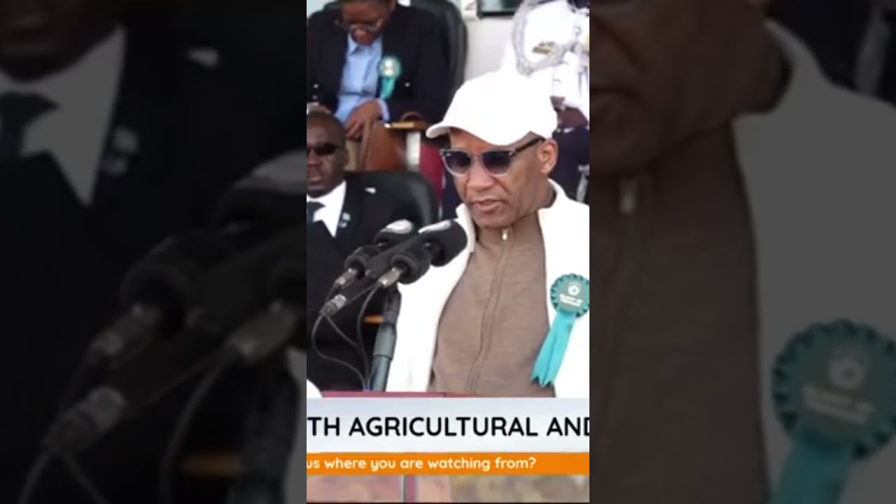 Lusaka 97th Agricultural And Commercial Show With President Of Botswana Duma Boko H Hichilema