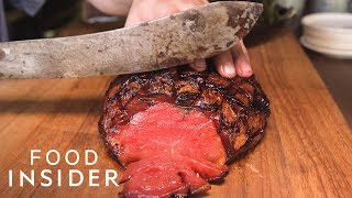 Watermelon Smoked To Look Like Meat