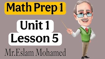 ❗️5❗️Sets and Their Operations⭕️ماث الصف الاول الاعدادى المنهج الجديد🎈 Unit 1 👉Lesson 5