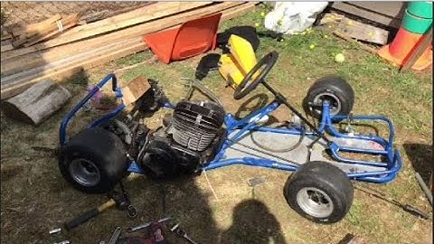 YZ 400 Shifter Kart build Part 1