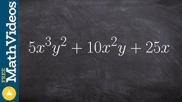 Factoring three terms with distributive property