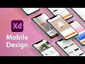 Adobe XD Mobile Design Tutorial for Beginners